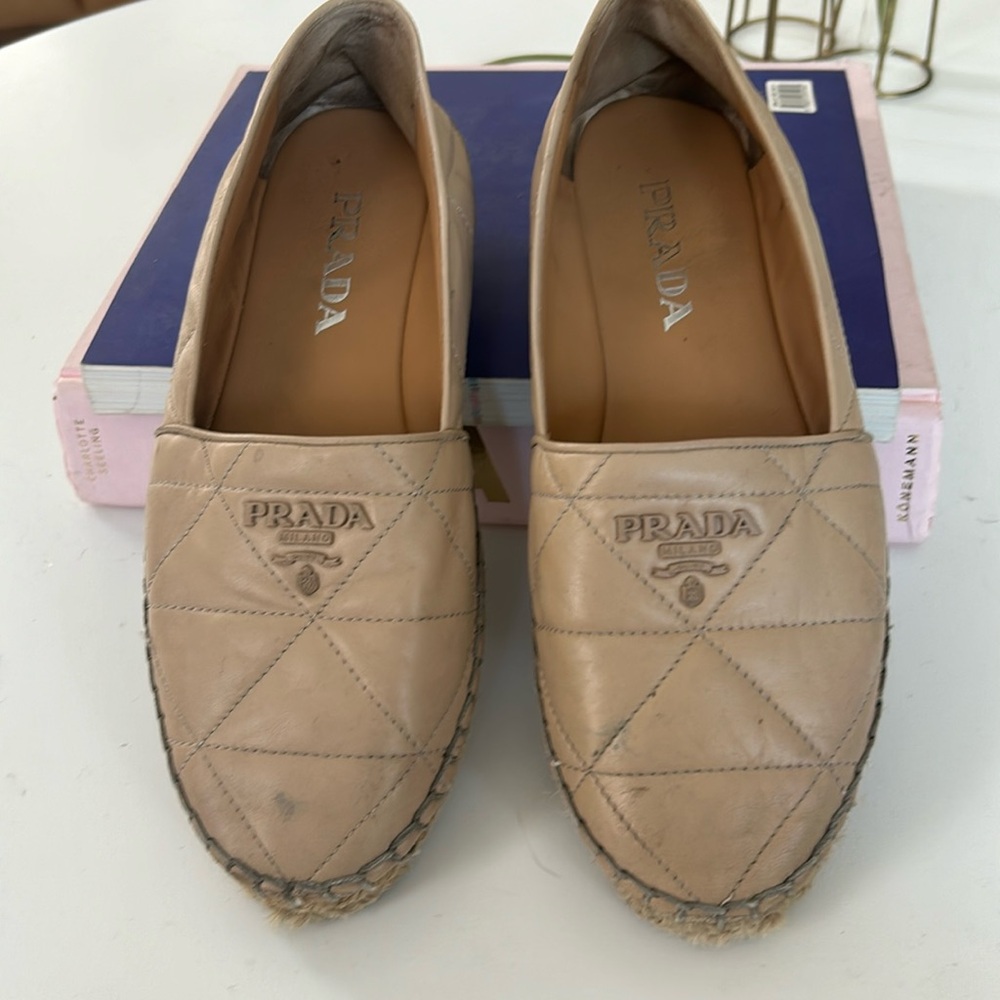 Prada Nappa Leather Espadrilles